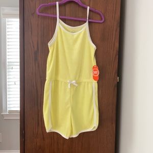 Terry cloth romper